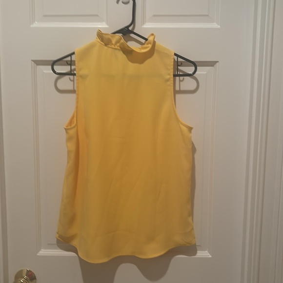 J Crew Size Small Yellow Dressy Tank - Picture 3 of 3